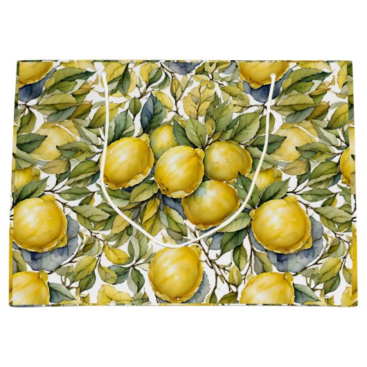 sac cadeau au citron (Devant)