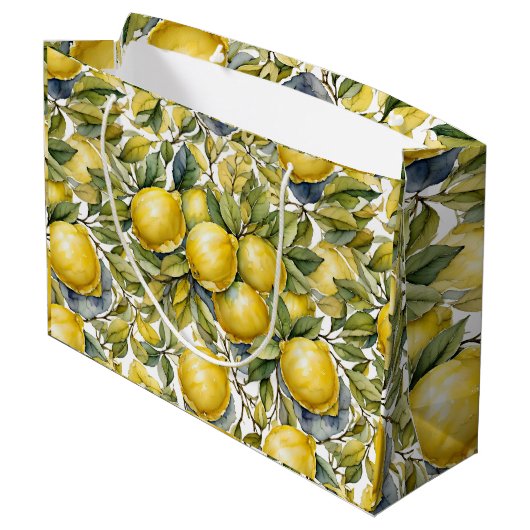 sac cadeau au citron (Dos Angle)