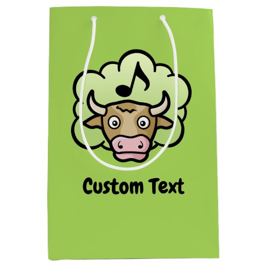 Sac cadeau au méthane de vache (Devant)