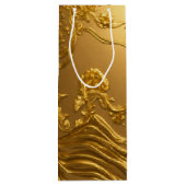 Sac cadeau au vin de fleurs (Dos)