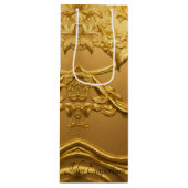 Sac cadeau au vin de fleurs (Devant)