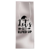 Sac cadeau au vin Elfed Up (Dos)