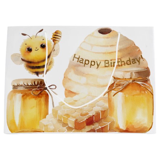 Sac cadeau aux abeilles (Devant)