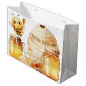 Sac cadeau aux abeilles (Devant Angle)