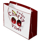 Sac cadeau aux cerises (Dos Angle)