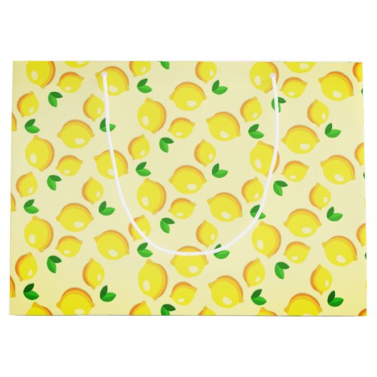 Sac cadeau aux citrons (Devant)