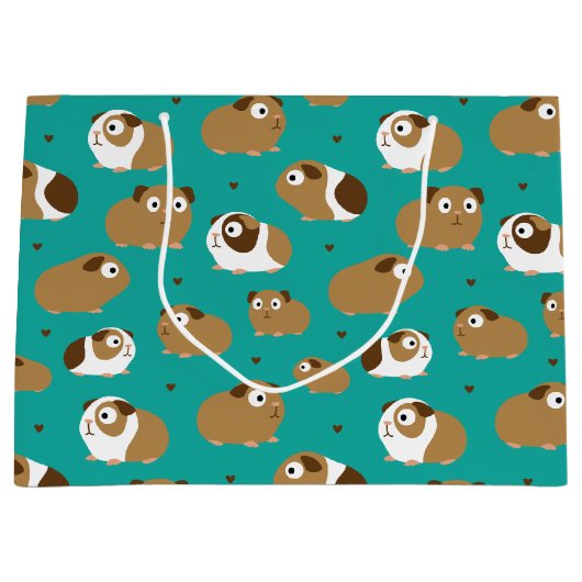 Sac cadeau aux cochons de Guinée mignons (Devant)