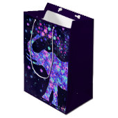 Sac cadeau aux fleurs d'éléphants (Devant Angle)