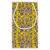 Sac cadeau aux fleurs jaunes (Dos)