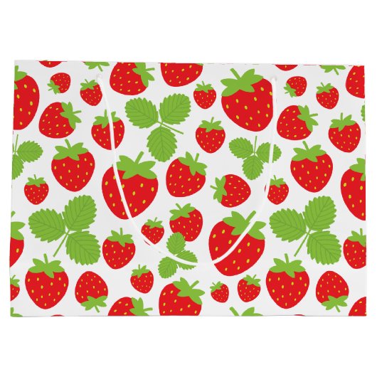 Sac cadeau aux fraises (Dos)