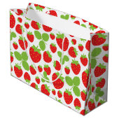 Sac cadeau aux fraises (Dos Angle)