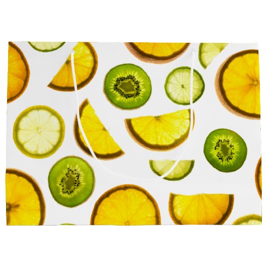 Sac cadeau aux fruits d'agrumes (Dos)