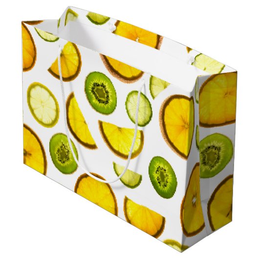 Sac cadeau aux fruits d'agrumes (Dos Angle)