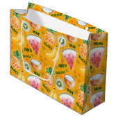 Sac cadeau aux fruits tropicaux (Devant Angle)