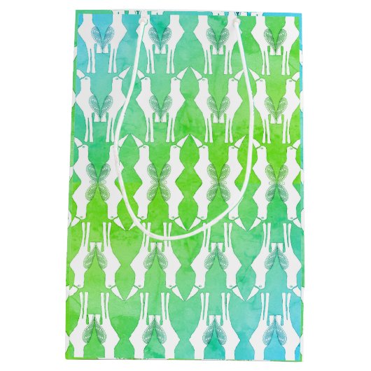 Sac cadeau aux oiseaux Javan Mina (Dos)