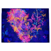 Sac cadeau aux papillons cardiaques (Devant)