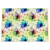Sac cadeau aux papillons d'aquarelle (Devant)