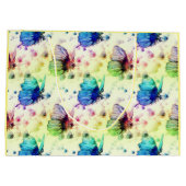 Sac cadeau aux papillons d'aquarelle (Dos)