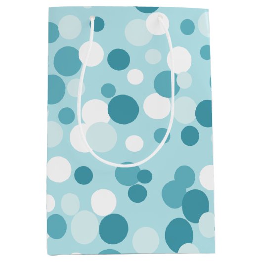 Sac cadeau aux points d'hiver (Devant)