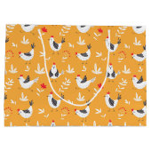 Sac cadeau aux poulets amusant (Dos)