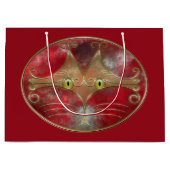 Sac cadeau aux yeux de chat (Devant)