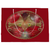 Sac cadeau aux yeux de chat (Dos)