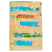 Sac cadeau avec art de plage original (Devant)