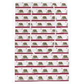 Sac cadeau avec drapeau californien, USA (Dos)