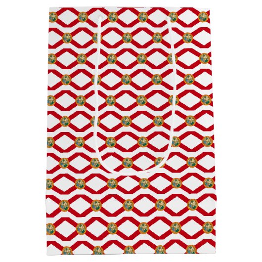 Sac cadeau avec drapeau de Floride, USA (Dos)