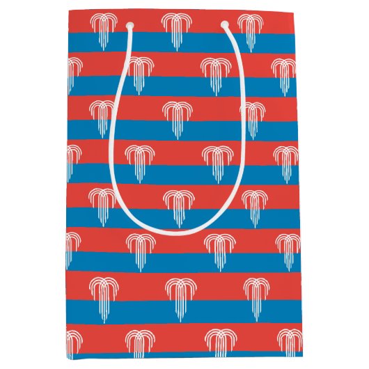 Sac cadeau avec drapeau de Kansas City, USA (Devant)