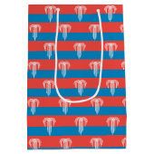 Sac cadeau avec drapeau de Kansas City, USA (Dos)