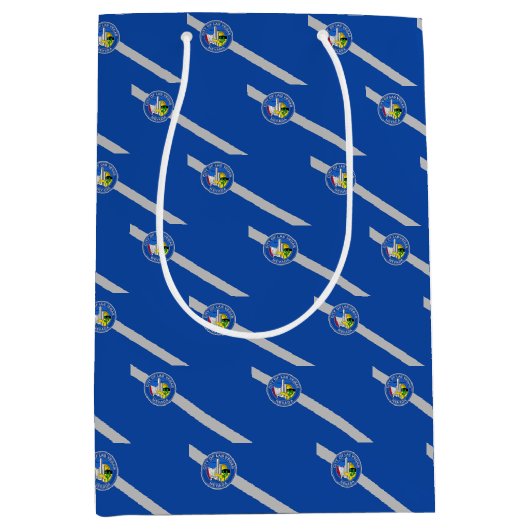 Sac cadeau avec drapeau de Las Vegas, USA (Devant)