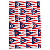 Sac cadeau avec drapeau de l'Ohio State, USA (Dos)