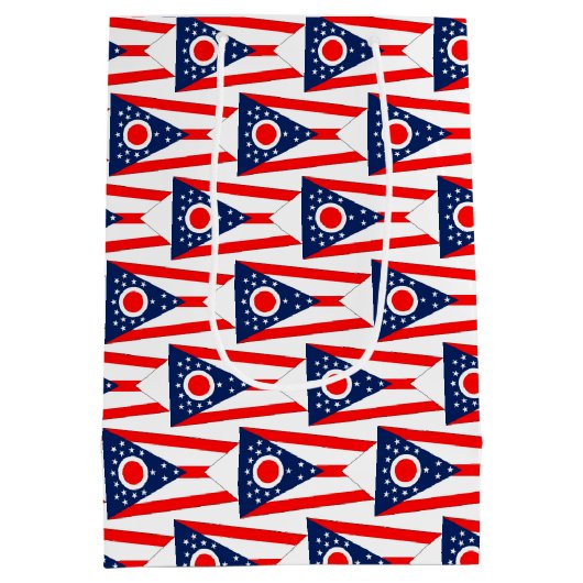 Sac cadeau avec drapeau de l'Ohio State, USA (Dos)