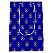 Sac cadeau avec drapeau de Michigan State, USA (Dos)