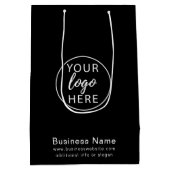 Sac Cadeau avec Logo d'Entreprise Personnalisé (Dos)