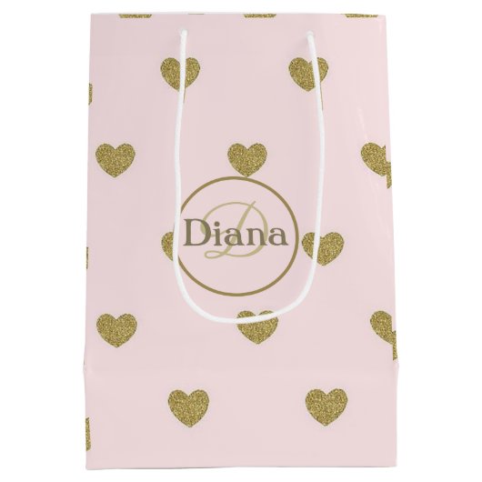 Sac cadeau avec monogramme et nom (Dos)