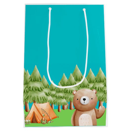 Sac cadeau Aventure pour ours à bastion (Dos)