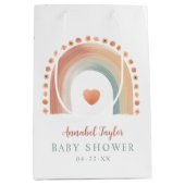 Sac cadeau Baby shower arc-en-ciel Boho - Oreille (Devant)