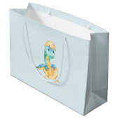 Sac Cadeau Baby shower Cute Dinosaur Boys (Dos Angle)
