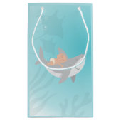 Sac cadeau Baby shower de requin doux (Dos)