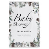 Sac cadeau Baby shower d'hiver (Dos)