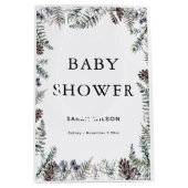 Sac cadeau Baby shower d'hiver (Devant)