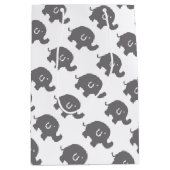 Sac cadeau Baby shower Eléphant mignon (Devant)