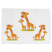 Sac cadeau baby shower Giraffe (Dos)