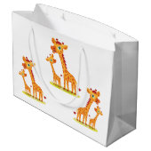 Sac cadeau baby shower Giraffe (Dos Angle)