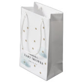 Sac cadeau Baby shower Gold Stars & Clouds (Dos Angle)