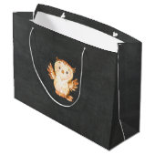 Sac cadeau Baby shower pour animaux de bois (Dos Angle)