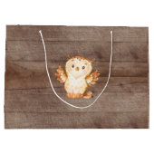 Sac cadeau Baby shower pour animaux de bois (Dos)