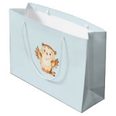 Sac cadeau Baby shower pour animaux de bois (Dos Angle)